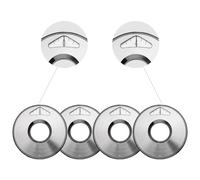 Titaner Tiroler 2.0 GR5 Titanium Curve Measuring Tool - Clear Readout, Anti-Slip O-Ring, Smooth PTFE Drive, Satisfying Click Feedback, for DIY Design EDC A Second Revolution in Curve Measuring（5IN）