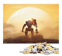 Titanfall 2 Wooden Jigsaw Puzzle for Adults Fun 1000 Pieces Education Game Stress Relief Home Decoration Toy Intellectual Game Challenge Educational 1000pcs (75x50cm)