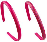 Titania Headband 2 Pieces 1 x Pink 1 x with Colourful Hearts and Glitter