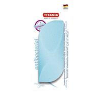 Titania Pumice Sponge Handy Moulded Antibacterial on Skin Card, Blue, pack of 1, 21 g