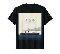 Titanic 1912 Atlantic Remembrance Design T-Shirt
