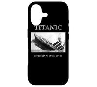 Titanic 2012 GPS coordinates of Sinking Case for iPhone 17
