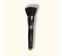 Titanic Brush Co. No. 115 - Xl Round Duo-Fibre Stipple Body Brush (Special Effects Collection) In Black Black 1