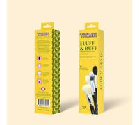 Titanic Brush Co. The Fluff & Buff - Powder Brush Set In Black Black 1