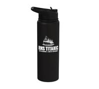 Titanic Built By Irishmen Sunk By an Britishman Funny Stainless Steel Insulated Water Bottle