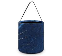 Titanic Collision Large Easter Basket Candy Bags Canva Tote Bag Portable Hallowee Bucket