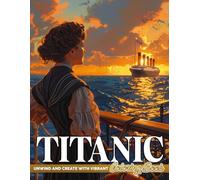 Titanic Coloring Book: Colorful Coloring pages with Iconic Ship Images for Adults Stress Relief and Relaxation