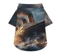 Titanic Cruise Ship Boat Cute Dog Shirt Soft Cozy Pet T-Shirts Pullover Cat Clothes