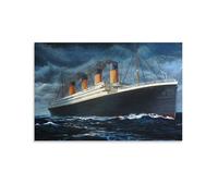 Titanic Cruise Ship Sailing Canvas Posters And Prints Modern Family Paintings on The Wall Art HD Pictures Style 12x18inch(30x45cm)