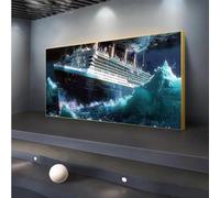 Titanic Diamond Painting Kits 5D Diamond Art Kits for Adults Beginner, Iceberg Large Size 24x55 Inch, DIY Paint by Numbers, Diamond Dots, Crystal Rhinestone Arts Embroidery Craft, Room/Home/WallDecor