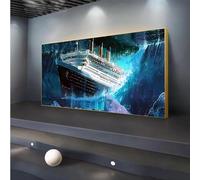 Titanic Diamond Painting Kits 5D Diamond Art Kits for Adults Beginner, Sink Large Size 12x28 Inch, DIY Paint by Numbers, Diamond Dots, Crystal Rhinestone Arts Embroidery Craft, Room/Home/WallDecor