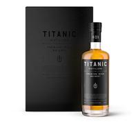 Titanic Distillers, Collector's Edition Premium Irish Whiskey, With Branded Glencairn Tasting Glass & Set of Granite Whiskey Stones, 5 Part Blend With Peat Smoke Finish, Great Gift, 40% ABV, 700ml