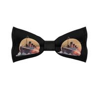 Titanic Famous Old Historic Bow Ties for Men Classic Adjustable Pretied Bowties for Business Wedding Party