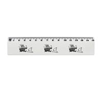 'Titanic & Iceberg' 15cm (6 Inch) White Plastic Ruler (RL00035011)