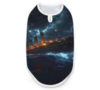 Titanic in Thunder Novelty Dog Shirt Soft Cozy Pet Vest Sweatshirt Tank Tops Sweater
