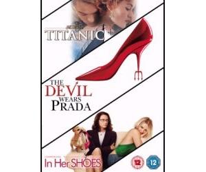 Titanic - Kate Winslet Leonardo DiCaprio/The Devil wears Prada/In Her shoes DVD Set