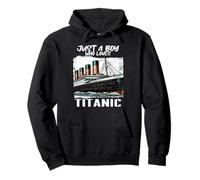 Titanic Loved by Boys RMS Cruise Ship Pullover Hoodie
