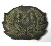 Titanic Marconi Radio Operators Wreath Cap Hat Badge White Star Line 1912 Aged