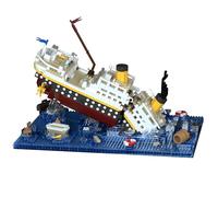 Titanic Mini Building Blocks Set, 2308PCS Cruise Ship Shipwreck Boat Model Toys, Boat Construcrion Building Bricks Kit, Ideas Gifts for Fan Kids Adults