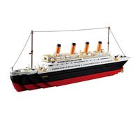 Titanic Model Building Blocks Set, 1012PCS Cruise Ship Titanic Building Kit, Collectible DIY Titanic Ship Model Set Building Construction Toy for Adults Kids