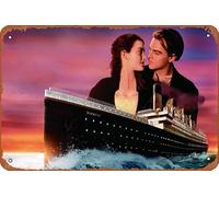 Titanic Movie Full HD Plaque Poster Metal Tin Sign 8" x 12" Vintage Retro Wall Decor