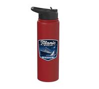 Titanic Museum Missouri Ship History Ocean Voyage Iceberg Stainless Steel Insulated Water Bottle