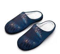 Titanic Sailing on A Calm Night Men's Slippers House Slipper Anti-skid Sole Indoor Shoes Outdoor Comfort Cotton