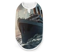 Titanic Sailing Ship Dog Shirts Patterned Pet Clothes Tank Top Sleeveless T-Shirt for Cats Puppy 2XL