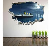 Titanic Ship Iceberg Ocean Wall Sticker Mural Decal Home Office Decor CK29