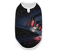 Titanic Ship Sinking Boat Sailboat Dog Shirt Cat Tank Tops Pet Clothes M
