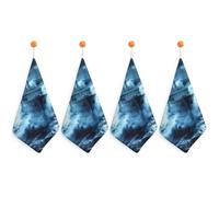 Titanic Ship Wave Printed Hand Towels for Bathroom Soft Quick Dry Absorbent Cleaning Cloths 4PCS