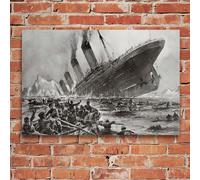 "Titanic Sinking" by Willy Stower on Framed Prints, Canvas, Framed Canvas, Acrylic or Print-only