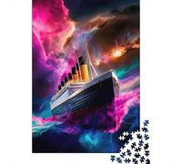 Titanic Space Voyage Jigsaw Puzzles for Adults Interesting Puzzle Game 1000 Pieces Impossible Puzzle for Adults Gifts 70x50cm/1000pcs
