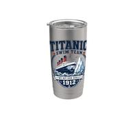Titanic Swim Team 1912 Deep Dive Champion Parody Stainless Steel Insulated Tumbler