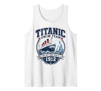 Titanic Swim Team 1912 Deep Dive Champion Parody Tank Top