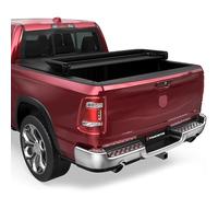 TITANICMOTOR Soft Tri Truck Bed Tonneau Cover Compatible for 2009-2024 Dodge Ram 1500 Fleetside Without Ram Box 3-Fold 5.7FT 67.4Inch