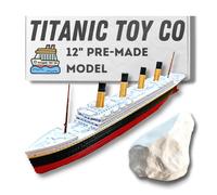 TitanicToyCo RMS Titanic Model Ship 1 Ft Long Assembled Titanic Toys for Kids, Historically Accurate Titanic Toy, Titanic Ship, Titanic Cake Topper, Titanic Figurine, Titanic Boat, Titanic Replicas