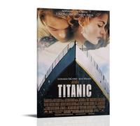 TitanicWaterproof Poster Wall Painting Canvas Decorative Painting Suitable for Office Bedroom Decoration Living Room PosterFrame-style08x12inch(20x30cm)