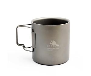Titanium 450ml Mok -Dubbelwandig