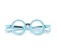 Titanium Alloy Eye Trial Frame, Ultra-Lightweight, 3 Lens Slots - Suitable for Optician Shops, Eye Clinics & Ophthalmic Teaching (56MM)