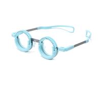 Titanium Alloy Eye Trial Frame, Ultra-Lightweight, 3 Lens Slots - Suitable for Optician Shops, Eye Clinics & Ophthalmic Teaching (66MM)