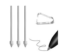 Titanium Alloy Fine Point Replacement Nibs Compatible with King Write Samsung Galaxy Tab S10/S9/S8/S7/S6,Note S22/S23/S24 Ultra S Pen, Accurate Control Pencil Tips fits for Remarkable 2 EMR Pen,3 Pcs