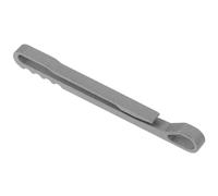 Titanium Alloy Keychain Pocket Clip Carabiner for Belt Loops and Bags | Polished Silver Finish, Spring Snap Closure, Secure Hands-free Attachment, Minimalist Style for Travelling, Enthusiasts,