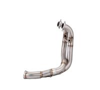 Titanium Alloy Slip On Escape Motorcycle Full System Exhaust Front Middle Link Pipe For Duke790 DU&KE 790 All Years(A Stainless steel)