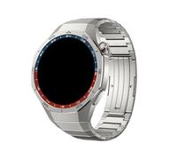 Titanium Alloy Strap, For Huawei Watch GT5 Pro 46mm Curved Dedicated Interface Pure Titanium Strap(Titanium color)