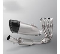 Titanium Alloy Whole Vehicle Full End Refit Muffler Link Pipe For Trident 660 2021-2024 Motorcycle Exhaust Pipe