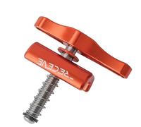 Titanium Aluminium Hinge Clamp Lever Plate Set for Brompton C Line A line P line B75 CHPT3 (Orange)