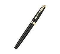 Titanium Ballpoint Pen Black - Executive Metal Pen with Gift Box, German Refill & Non-Slip Grip for Business, Corporate Gifts, Signature