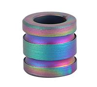 Titanium Bead Blue, Titanium Knife Lanyard Bead, Parachute Cord Bead Paracord Bead Outdoor Pendant (Small)(Colorful) Other Mountaineering Tool Accessories Hiking Camping