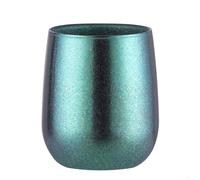 Titanium Beverage Holder with Double Wall Insulation, Perfect for Keeping Drinks Hot or Cold Outdoors (Green 120ml)